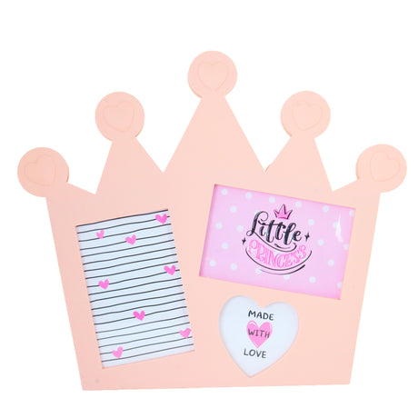 Portarretrato en Forma de Corona, Color Melón