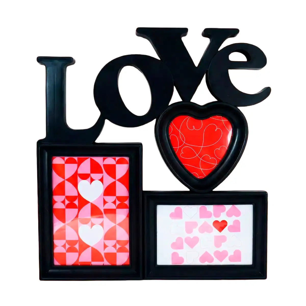 Portarretrato, Diseño Love, Color Negro
