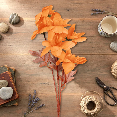 Ramo de Flores, Campanilla, Color Naranja