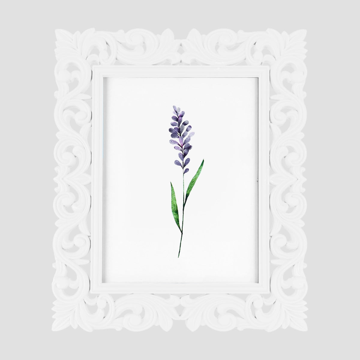 Portarretrato, Diseño Elegante, Color Blanco, 12x17 cm