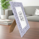 Portarretrato, Diseño Elegante, Color Lila, 12x17 cm