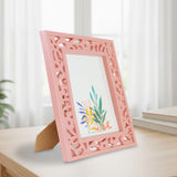 Portarretrato, Diseño Calado, Color Rosa