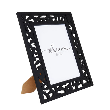 Portarretrato, Diseño Calado, Color Negro