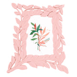 Portarretrato Hojas, Color Rosa