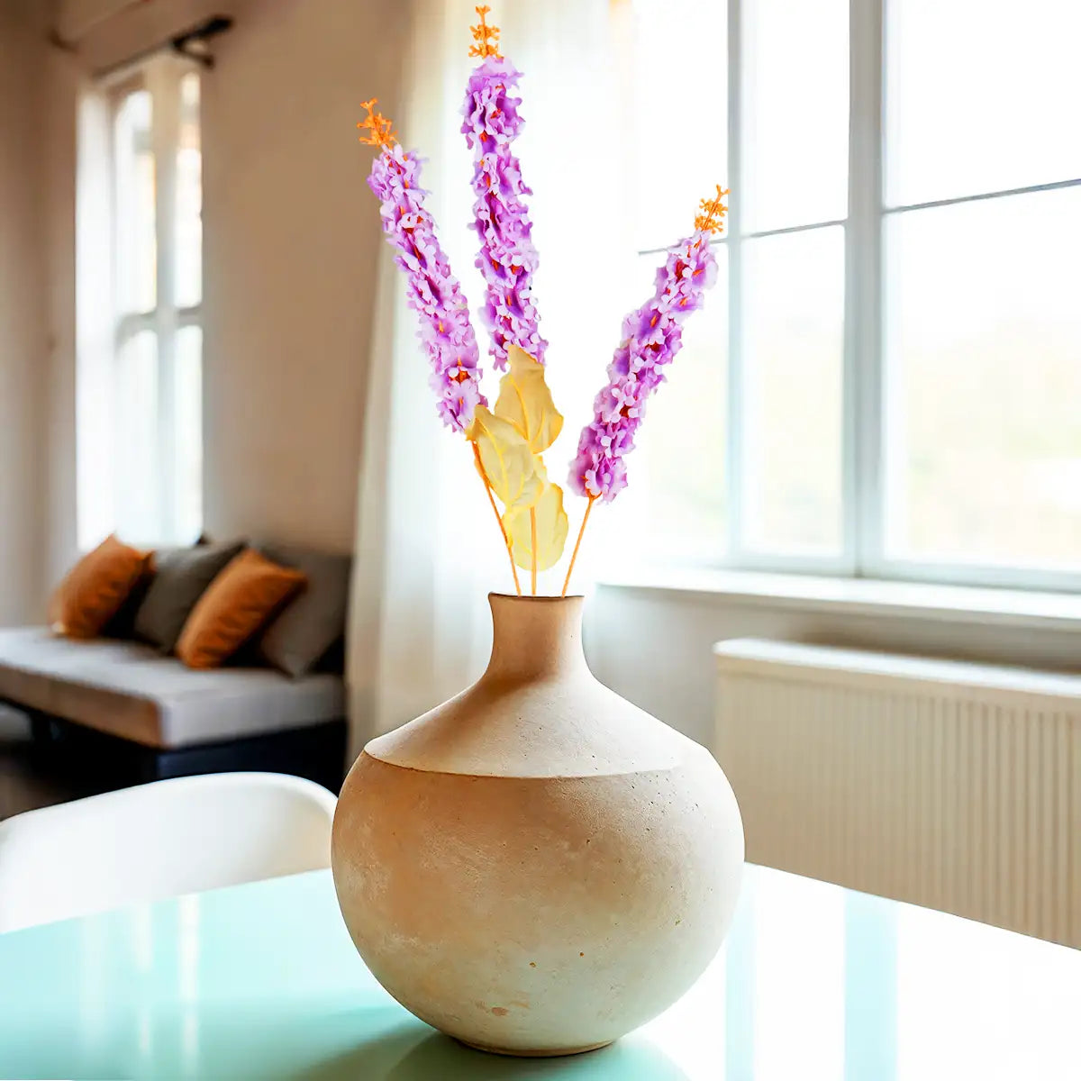 Gardenia, Flor Artificial, Color Lila