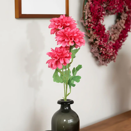 Ramo de Crisantemo Artificial, Color Rosa