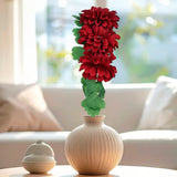 Ramo de Crisantemo Artificial, Color Vino