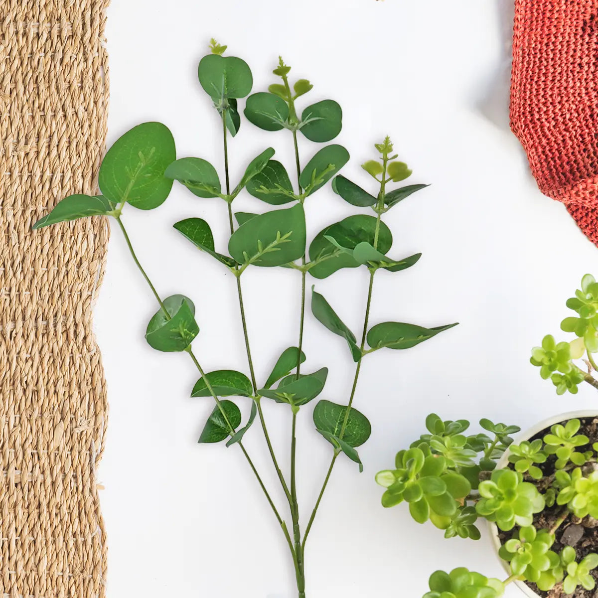 Follaje Artificial, Hojas, Color Verde