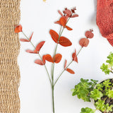 Follaje Artificial, Rama, Color Naranja