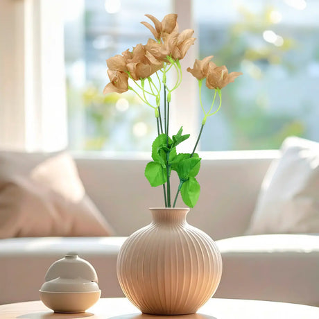 Ramo de Magnolia Artificial, Color Café