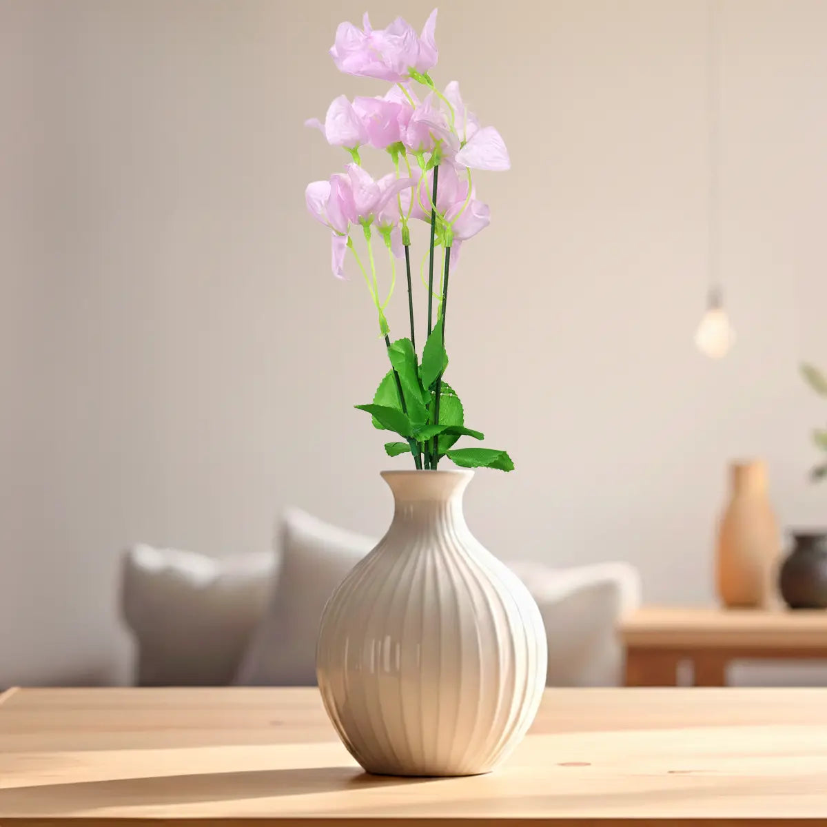 Ramo de Magnolia Artificial, Color Morado