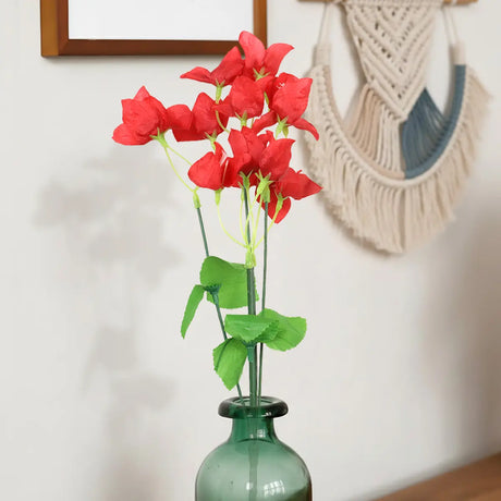 Ramo de Magnolia Artificial, Color Rojo