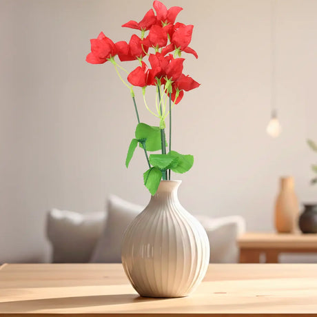 Ramo de Magnolia Artificial, Color Rojo