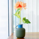 Dalia, Flor Artificial, Color Naranja