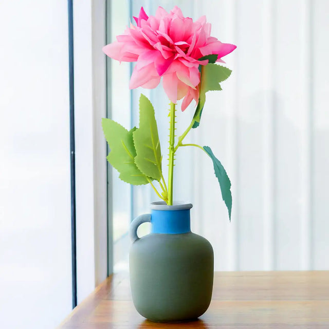 Dalia, Flor Artificial, Color Rosa