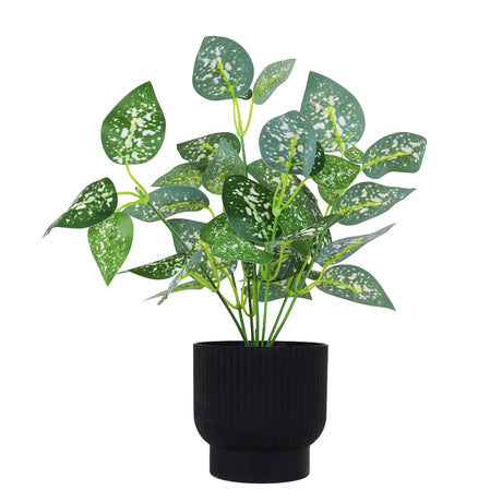 Calathea Amarilla Artificial con Maceta