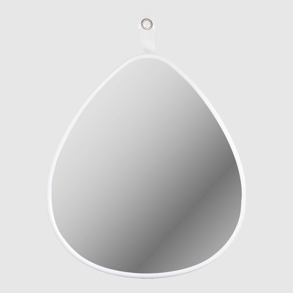 Espejo en Forma de Gota, Color Blanco