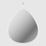Espejo en Forma de Gota, Color Blanco