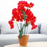 Jazmín, Flor Artificial, Color Rojo