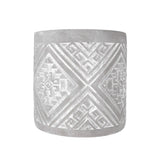 Maceta, Diseño Patrón, Color Gris