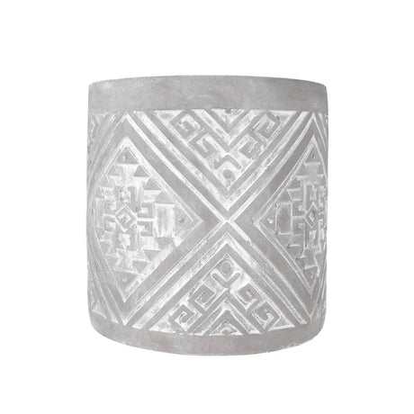 Maceta, Diseño Patrón, Color Gris