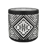 Maceta, Diseño Patrón, Color Negro