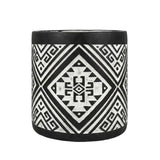 Maceta, Diseño Patrón, Color Negro