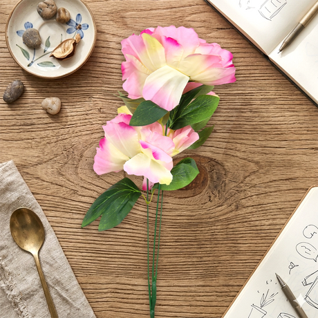 26 03AA FLOR EN RAMO PEONIA COLORES