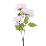 Peonia, 3 Flores Artificiales, Color Rosa