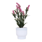 Lavanda Artificial con Maceta, Color Fucsia