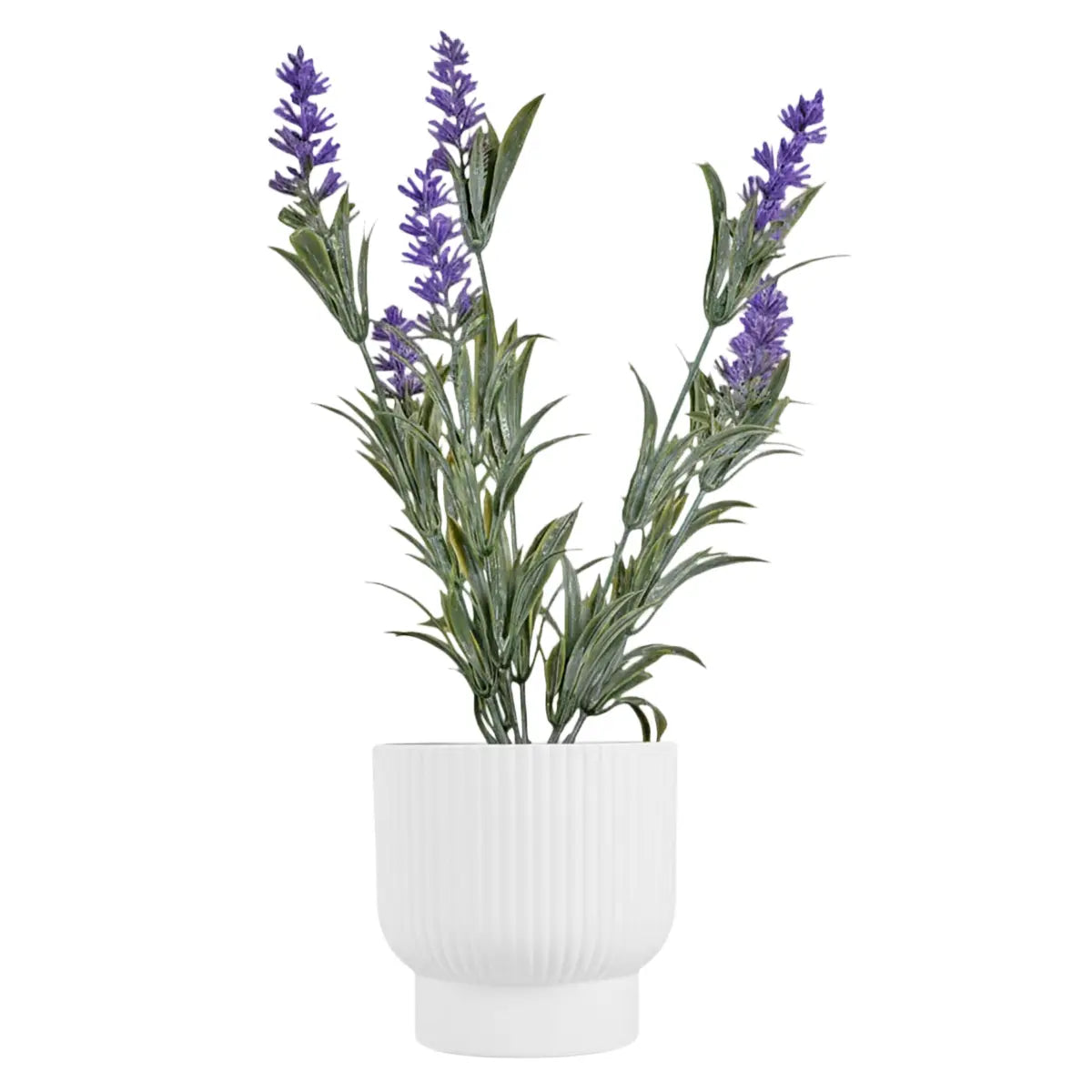 Lavanda Artificial Morada con Maceta