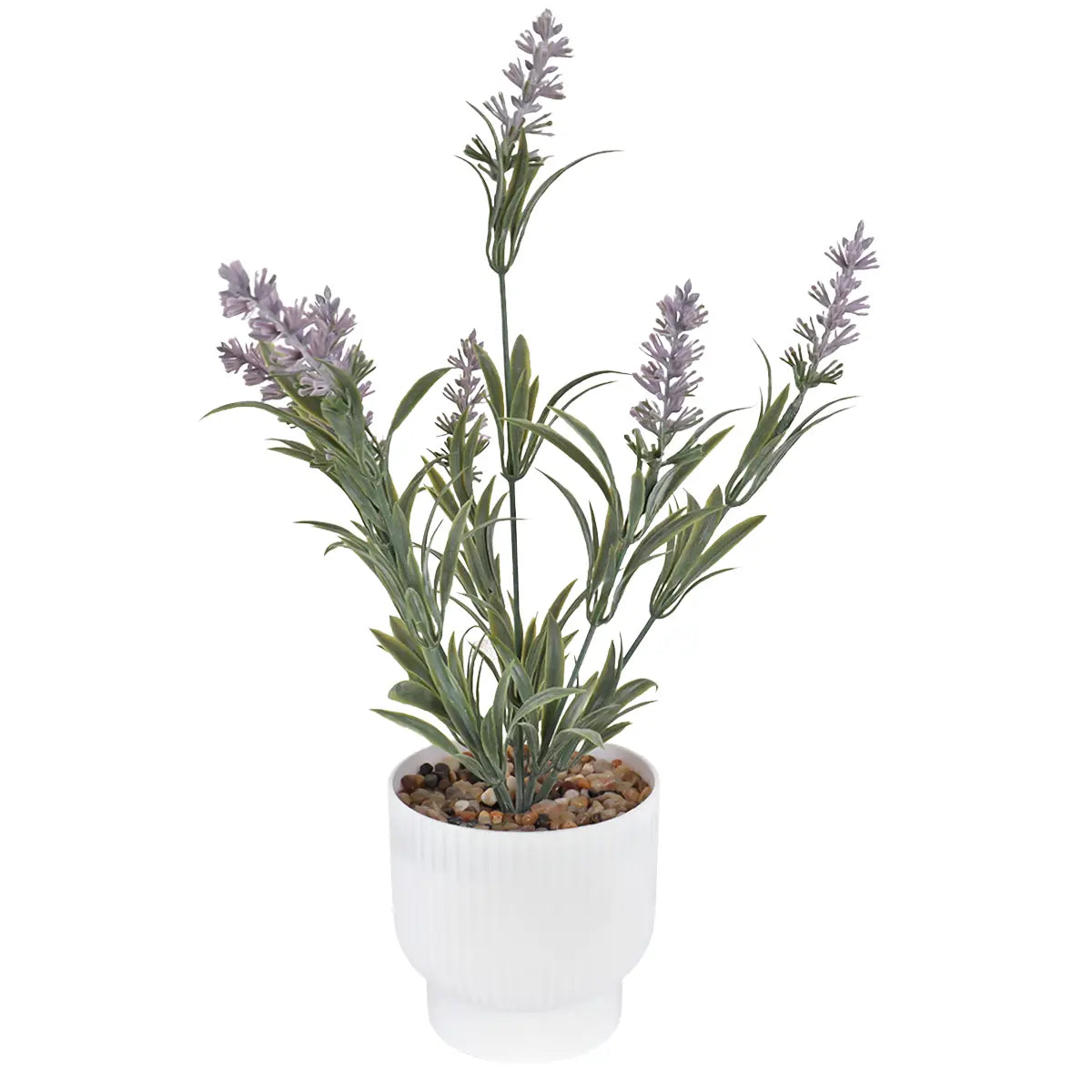 Lavanda Artificial con Maceta