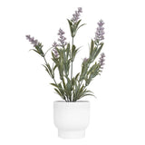 Lavanda Artificial con Maceta