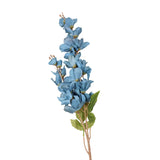 Gardenia, 8 Flores Artificiales, Color Azul