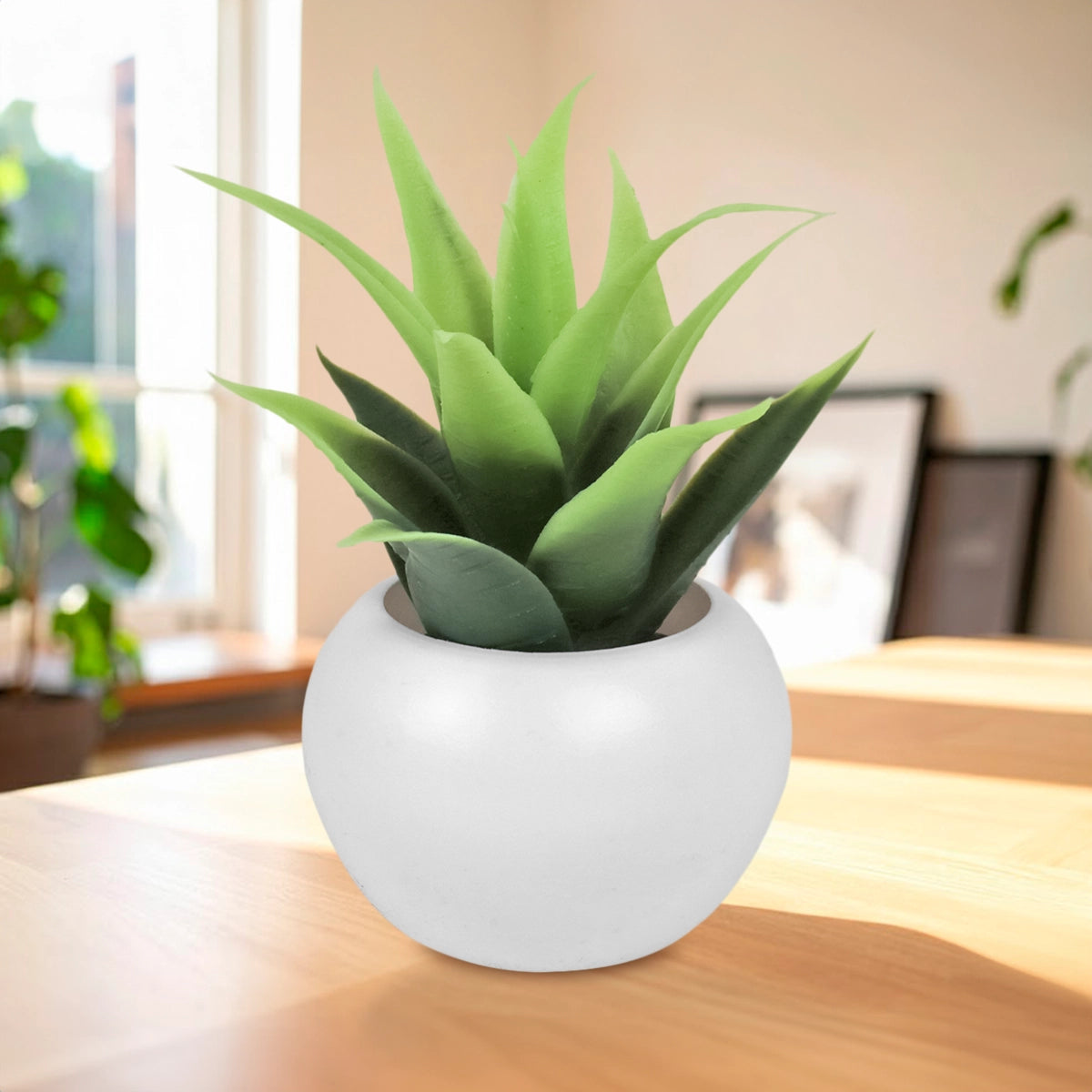 Mini Maceta, Planta Artificial, Agave