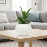 Mini Maceta con Planta Artificial