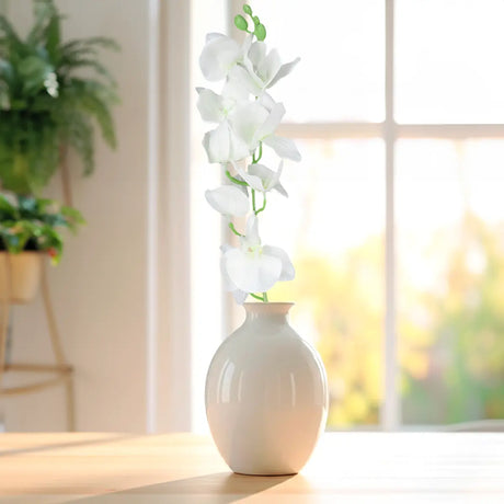 Ramo de Orquídea Artificial, Color Blanco