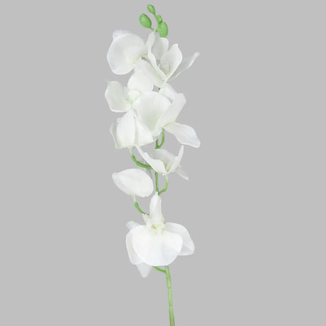 Ramo de Orquídea Artificial, Color Blanco