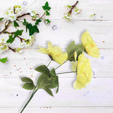 Ramo de Peonias, Color Amarillo, 3 pzas