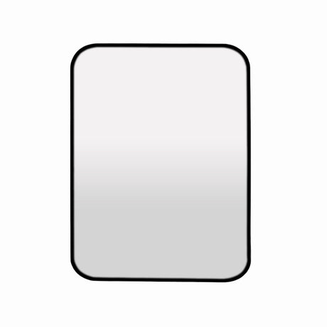 Espejo Rectangular, Color Negro