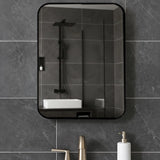 Espejo Rectangular, Color Negro