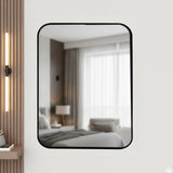 Espejo Rectangular, Color Negro