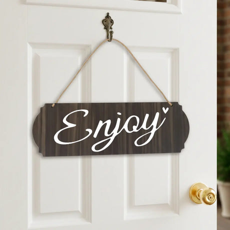 Letrero Colgante, Enjoy