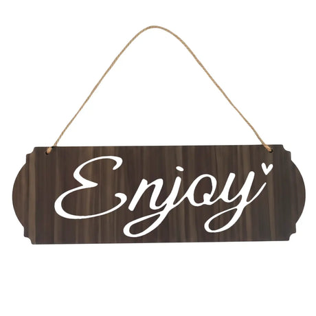 Letrero Colgante, Enjoy