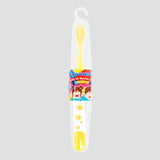 Cepillo de Dientes Infantil con Porta Cepillo, Color Amarillo