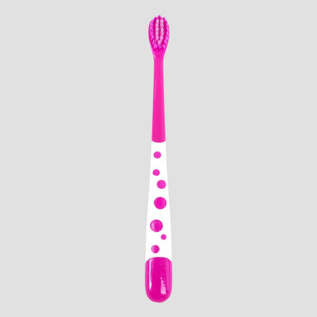 Cepillo de Dientes Infantil con Porta Cepillo, Color Morado