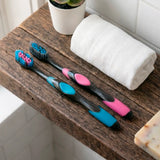 Cepillo Dental, Color Rosa y Azul, 2 pzas