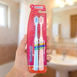 Cepillo Dental, 2 pzas, Color Rosa y Azul