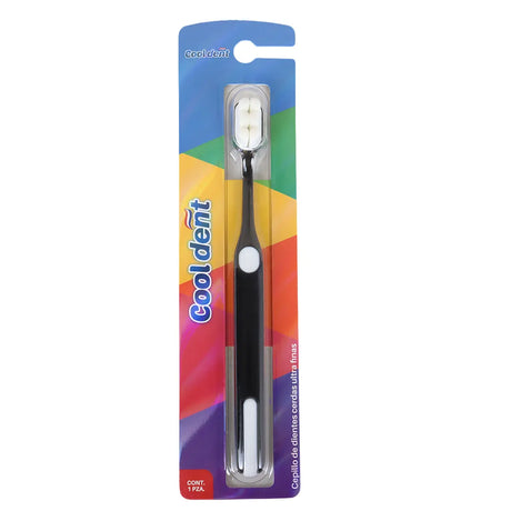 Cepillo Dental, Cerdas Ultra Finas, Color Negro