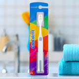 Cepillo Dental, Cerdas Ultra Finas, Color Blanco y Gris